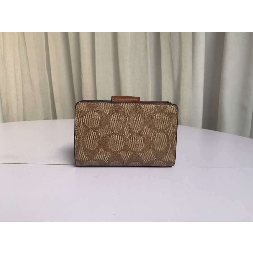 （Shopee Live）0082-8 0082 COACH counter new ladies mid-length wallet,   qianbao