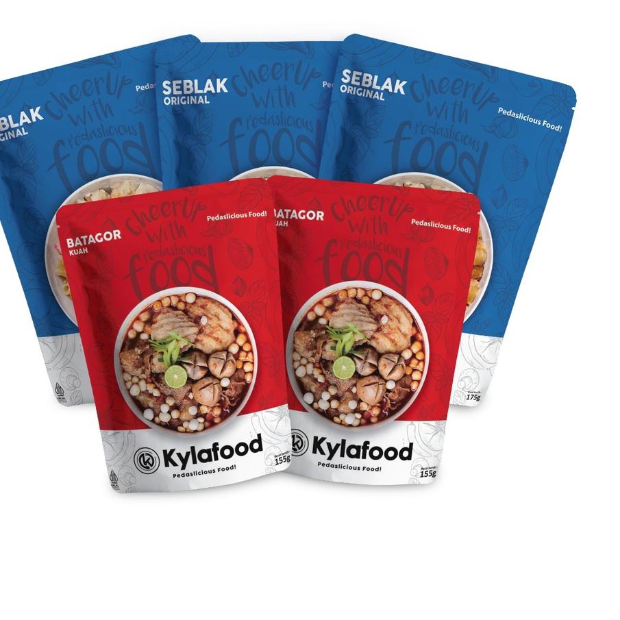 

☞ Kylafood Paket (3 Seblak Original 2 Batagor Kuah) ➽