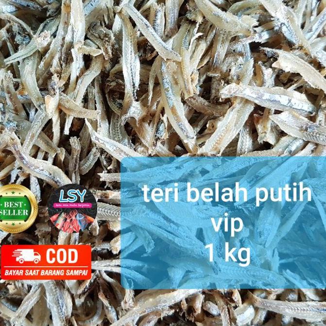 

♫ ikan asin teri belah putih vip / jengki belah vip 1kg ♠