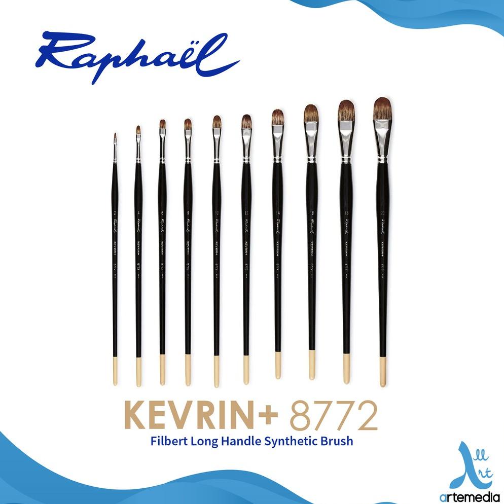 

Kuas Lukis Raphael 8772 Filbert Kevrin Synthetic Brush Long Handle