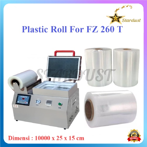 PLASTIC ROLL FOR FZ-260T Tray Vacuum Skin Packing Machine GETRA / Plastik Roll Makanan / Plastik Vac