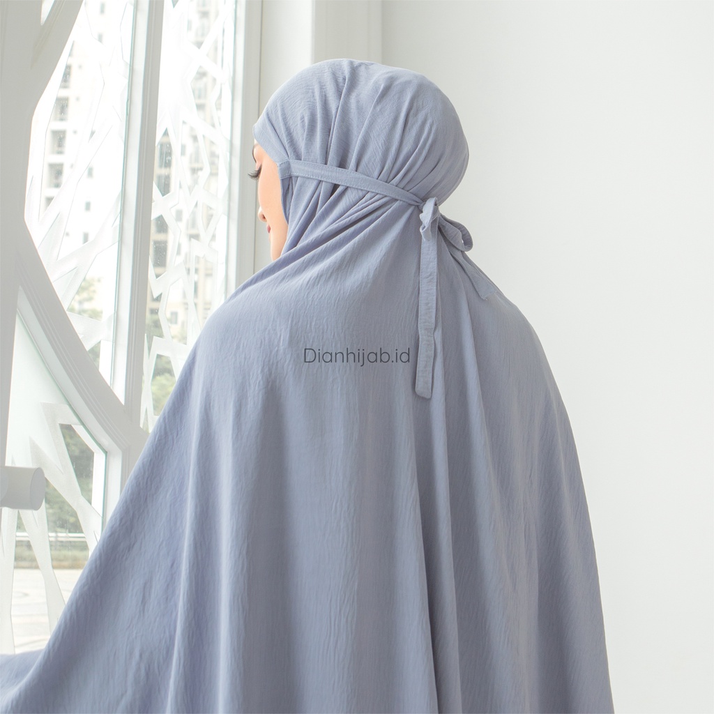 Mukena Dewasa Anisa by Dianhijab.id - Bahan Airflow Crincle Premium Mukena Travel Dewasa Jumbo Adem Nyaman Dipakai - Bisa Cod