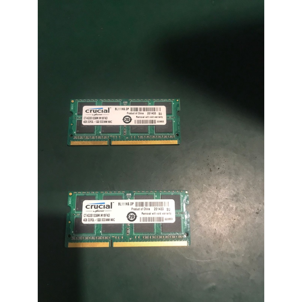 SODIM Ram Crucial Macbook Pro 2011 DDR3 PC3L 1333Mhz