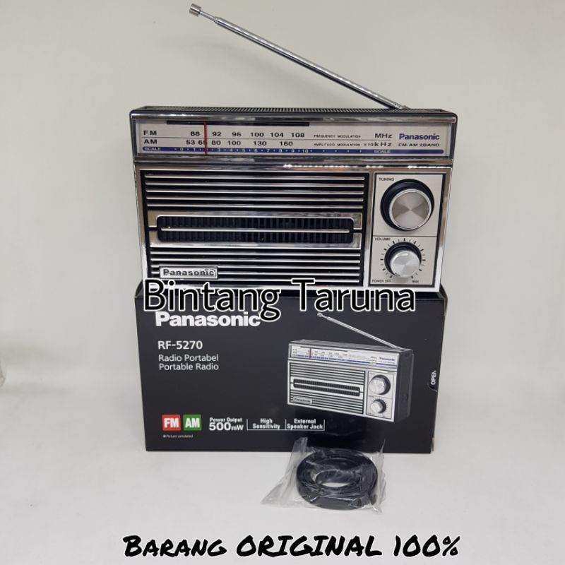 Radio 2 band Panasonic RF-5270 Radio Panasonic RF-5270 Radio Panasonic Portabel RF-5270