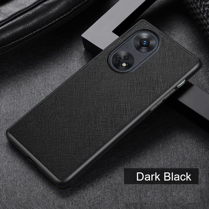 OPPO RENO 8 4G  RENO 8T 4G/5G / RENO 8 5G / RENO 8 PRO 5G COVER SOFT CASE CANVAS CROSS PATTERN AIORIA SILIKON SOFTCASE - RENO 8 4G BLACK