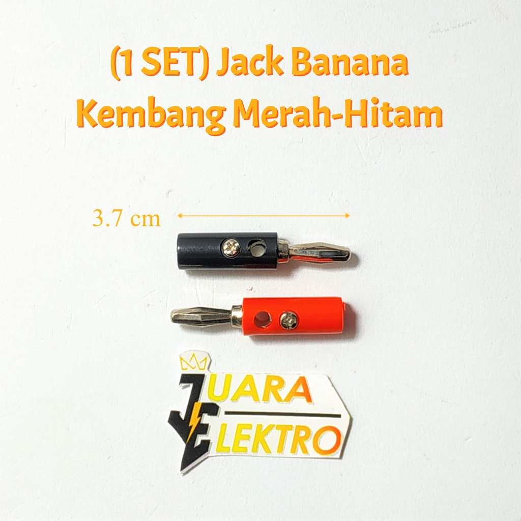 (1 SET) Jack Banana Kembang Merah-Hitam | Jek Pasang 1 Set Male (Cowok)