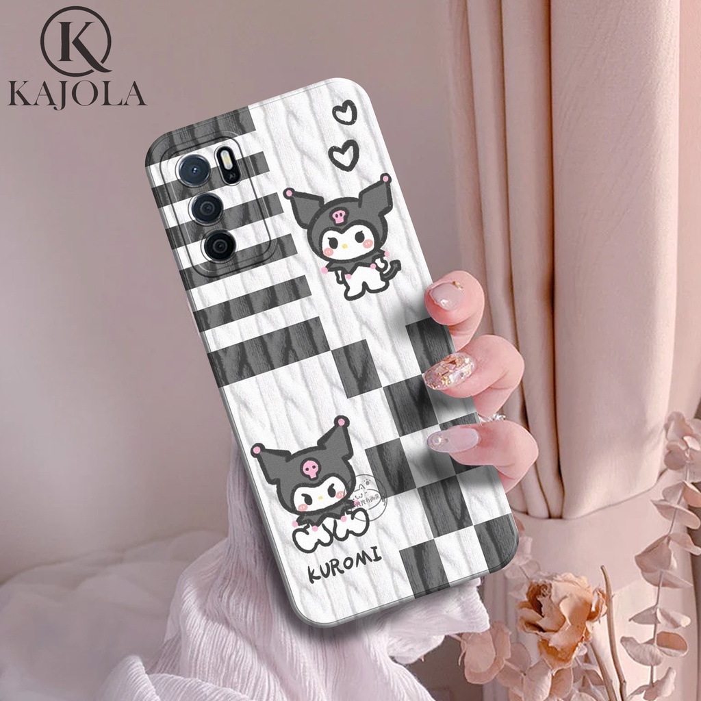 Case Hp Oppo A16 - Case Motif Kuromi  - Silicon Hp - Kesing Hp Oppo A16  - Cover Hp - Aksesoris Hand