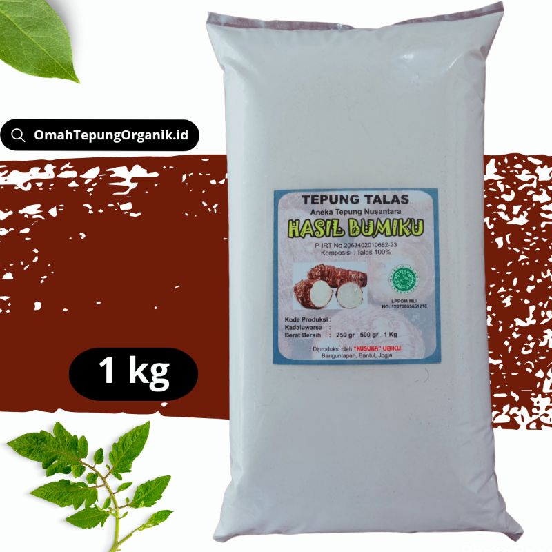 

Tepung TALAS Organik kemasan 1 KG/Bubuk Talas kemasan 1 KG/Talas bubuk kemasan 1 KG/Serbuk Talas kemasan 1 KG