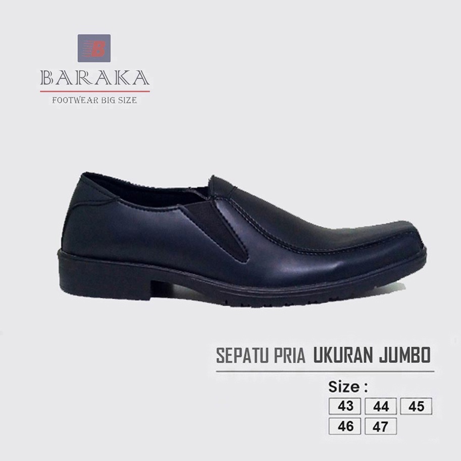 AREZZO X ZAGIB | Sepatu Pria Oxford Slip Big Size | Pantofel Kantoran Ukuran Jumbo 43-47