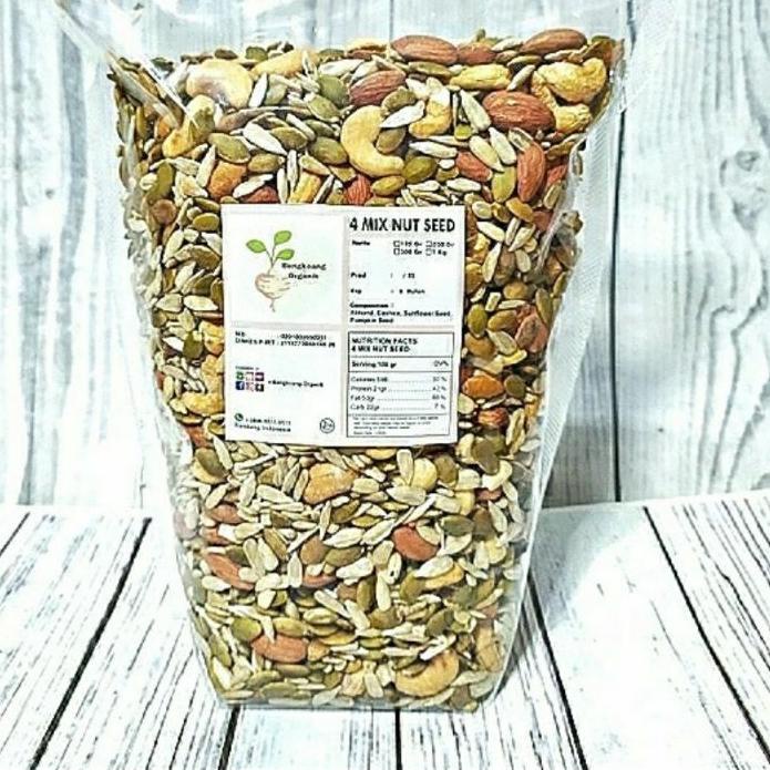 

❃ MIX NUT SEED 500gr - Almond, Cashew, Pumpkin Seed, Sunflower Seed - Roasted ❂
