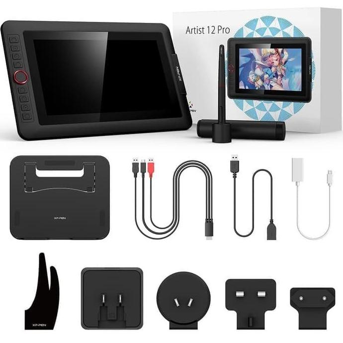 Xp Pen Artist 12 Pro Drawing Monitor Pen Alternatif Cintiq Bergaransi [Cod]
