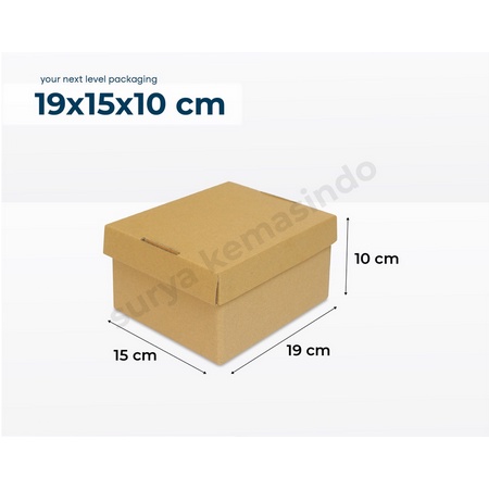

19x15x10 cm (Set Top/Bot Ries) Kardus/Karton/Polos/hampers