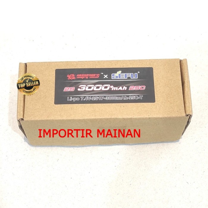 Baterai Lipo 2S 3S Mjx 16207 16209 16210 7.4V 3000Mah 11.1V 2000Mah #Original