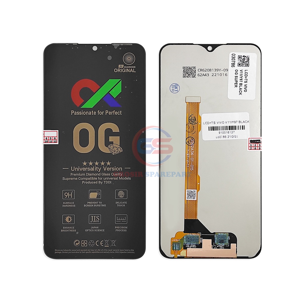 LCD VIVO V11 / Y97 / V11I OG ORI SUPER FULLSET TOUCHSCREEN