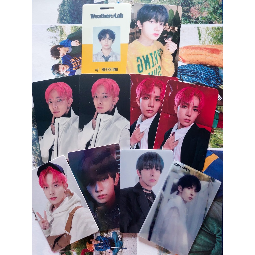 [BACA DESC] Enhypen Heeseung idc22 ld psw bene bc ums naver m2u phtocard