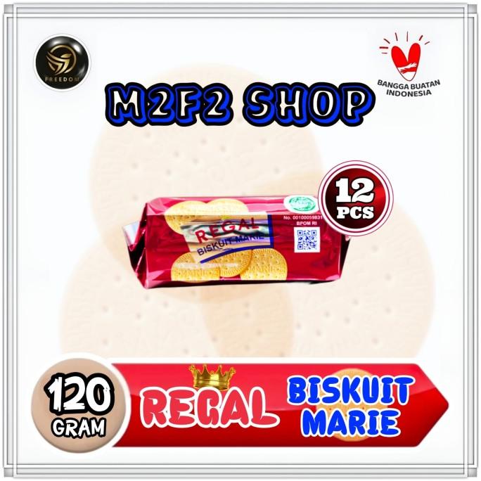 

Biskuit Marie Regal Original Roll - 120 gr (Harga 12 Pcs)