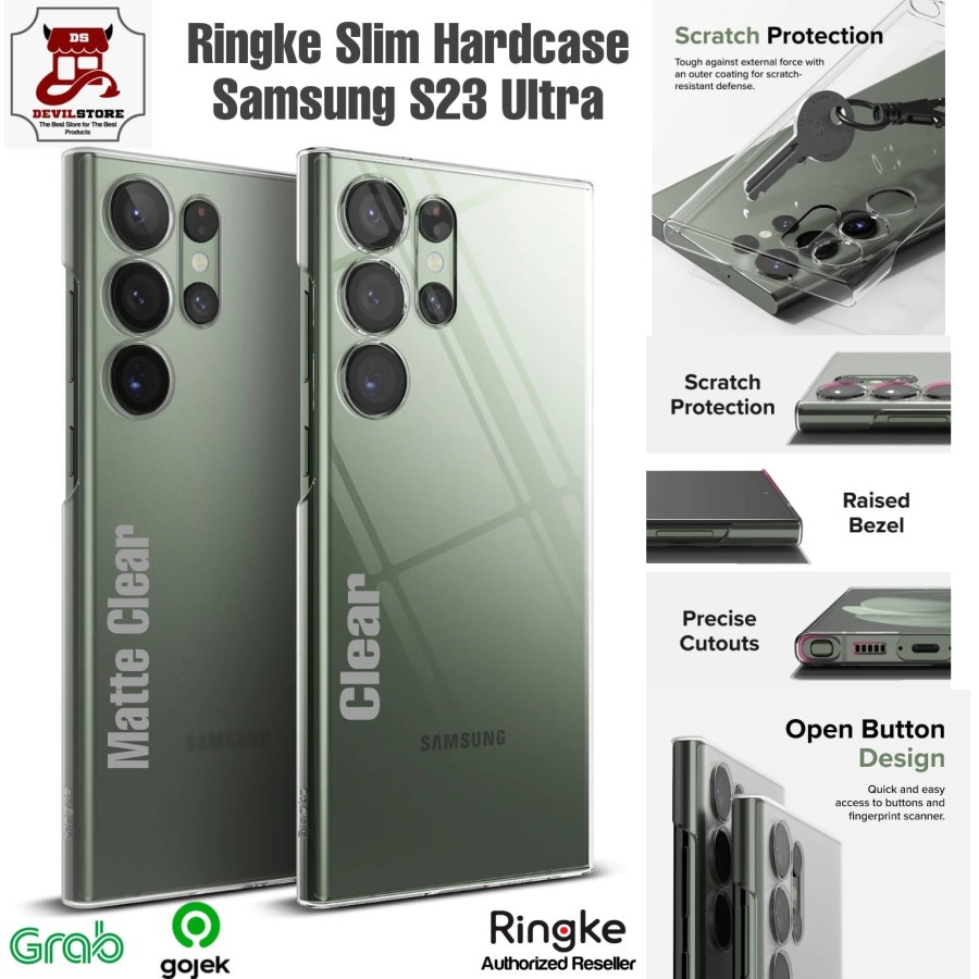 Ringke Slim Case Samsung S23 Ultra Hardcase Casing Samsung S23 Ultra