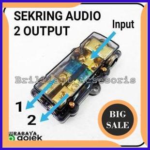 Sekring Audio Gold - 1 Input to 2 Output 1M4R23 tools