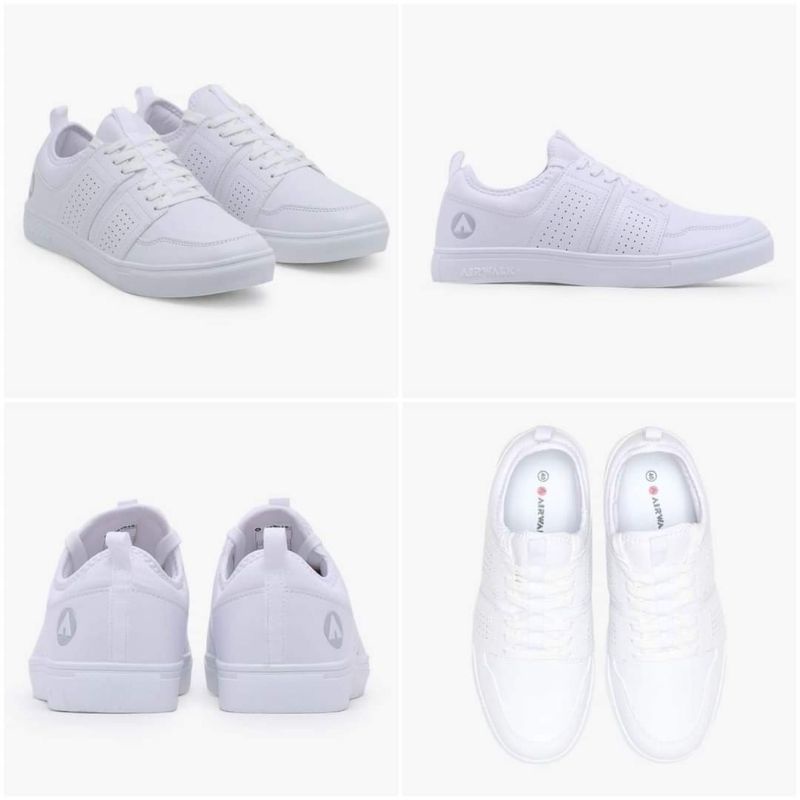 (DISKON 70-80%) DIJAMIN 100% ORIGINAL BNIB SPORT STATION Sepatu Airwalk White Unisex | Man | Women