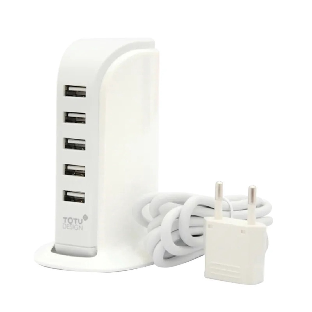 Adaptor 5 USB Hub Port 30 Watt 6A Travel Adapter Output Wall Rapid Charger Station