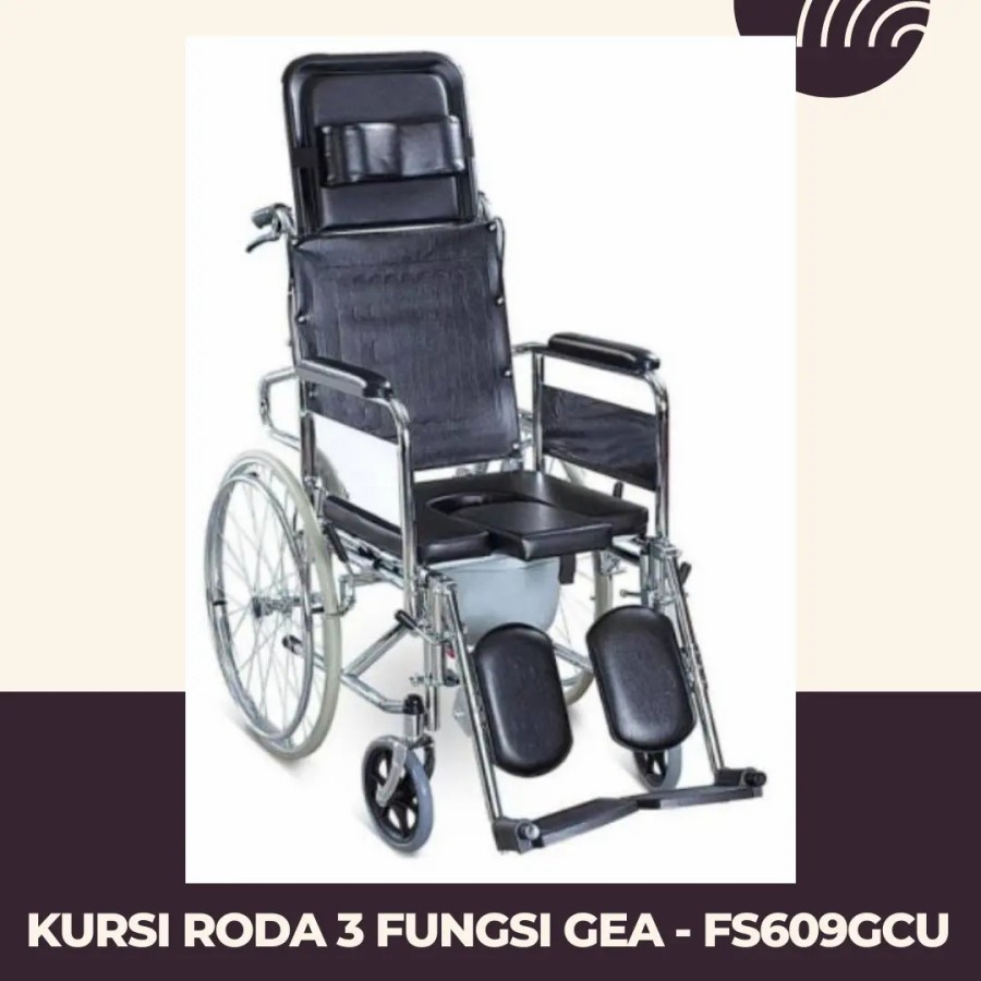 Kursi Roda 3in1 GEA FS 609 GC