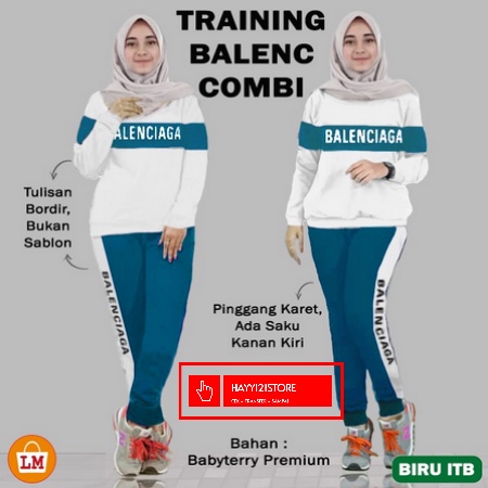 BAJU WANITA TERBARU KEKINIAN MODIS SETELAN BAJU KAOS TRAINING ATAS BAWAH FULL BABYTERRY
