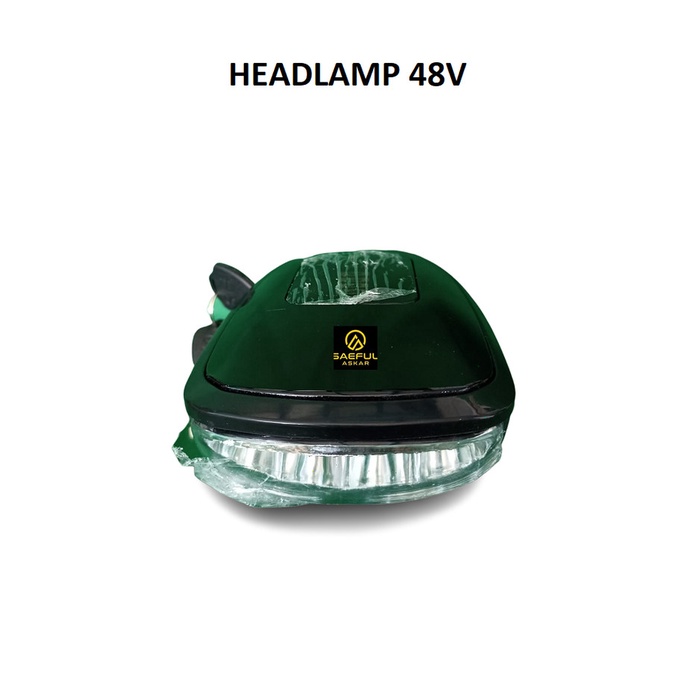 Head Lamp 48V Kunci Kontak Indikator Sepeda Listrik #Original