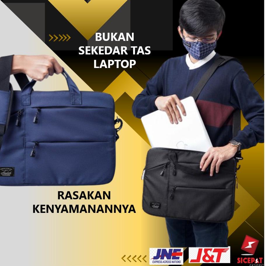 Termurah Tas Laptop Wanita  Pria 14 inch Tas Laptop Jinjing Waterproof Anti Air Norwich gas 