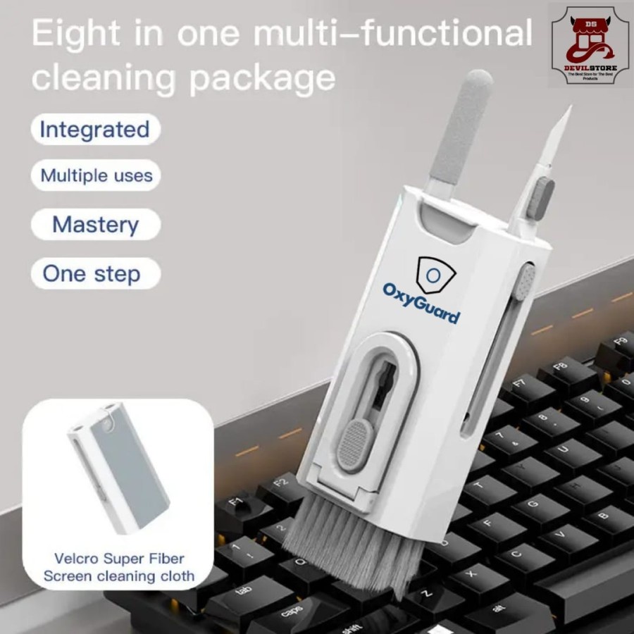 Oxyguard 8 in 1 Multifunction Phone Screen Keyboard Cleaning Pen Brush