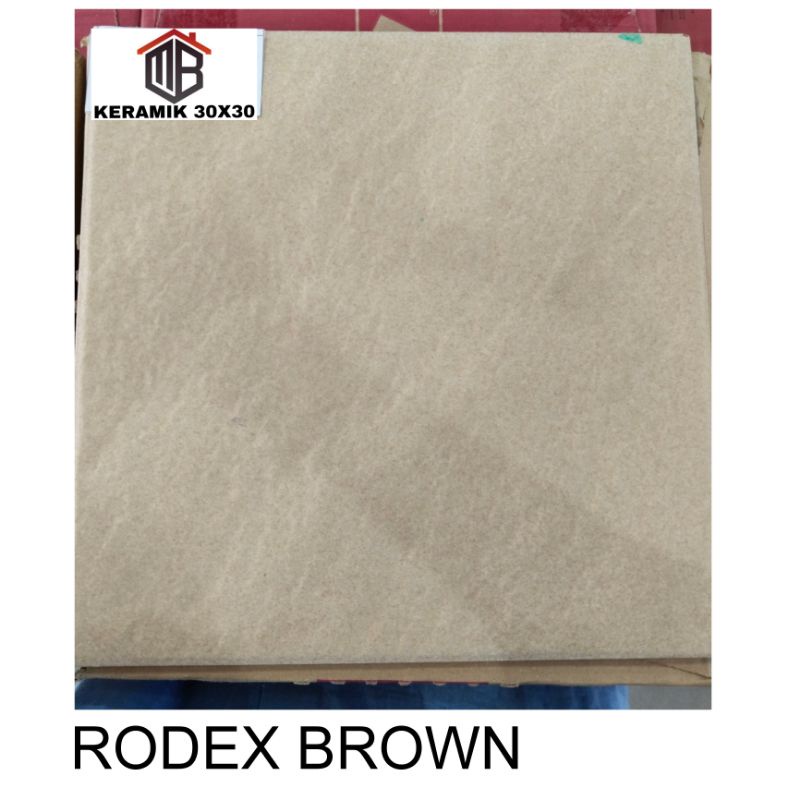 Keramik lantai 30x30 Asia tile Rodex Brown kw3