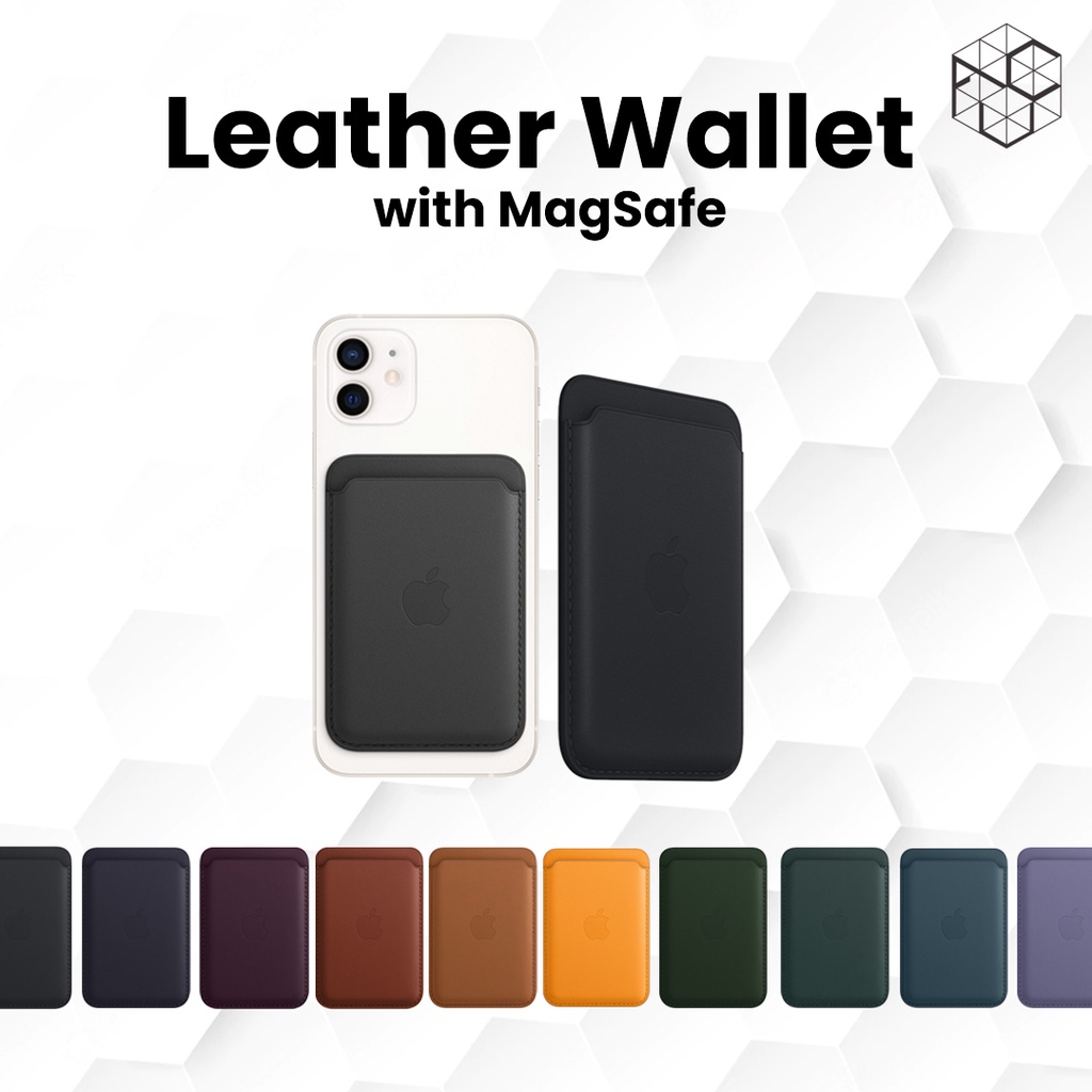 iPhone Leather Wallet with MagSafe Card Holder Magnetic Dompet Kartu