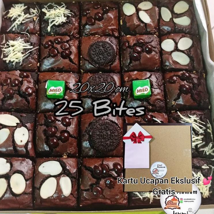 

◄ Fudgy Brownies dark chocolate / Fudgy Brownies Shiny Crust / brownies skat uk 20x20cm ❊