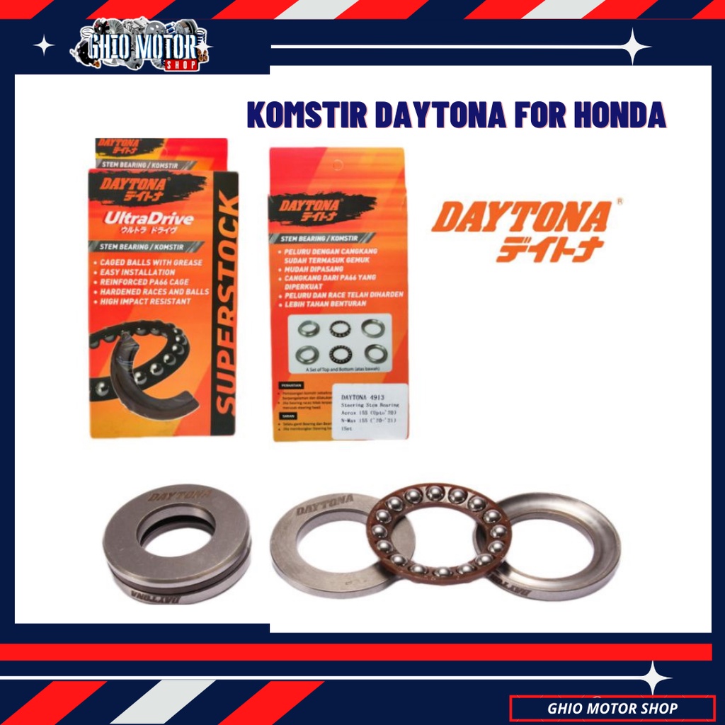 KOMSTIR VARIO 125/150/160 BEAT KARBU/FI SCOPPY GENIO SUPRA X PCX150/160 ADV150 GRAND REVO CS1 VARIO 110 PCX CBU Steam bearing Komstir Daytona Superstock komstir Daytona Beat karbu vario pcx adv genio beat new Beat deluxe