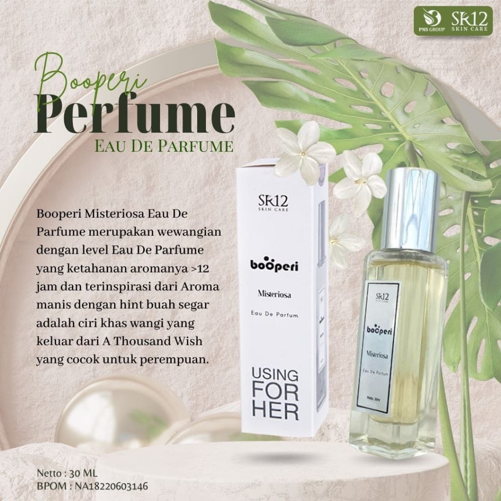 SR12 BOOPERI PARFUME 30 ML / TAHAN HINGGA 12 JAM / PARFUM UNISEX / EAU DE PARFUME (EDP)