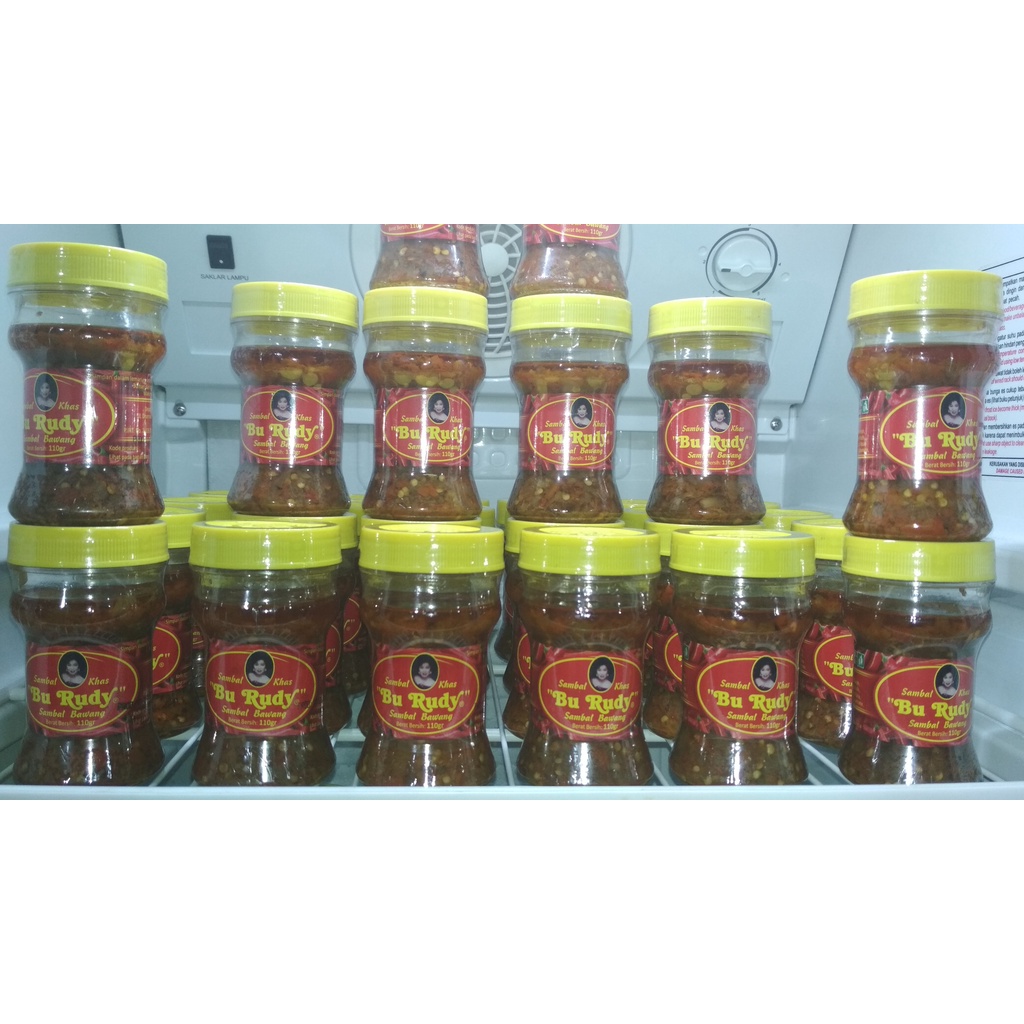 Sambal Sambel Bawang Bu Rudy Rudi Original Khas Asli Surabaya Agen Bekasi Extra Hot Sangat Pedas Pedes