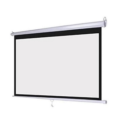 JEAN_ Layar 72 inch Proyektor Dinding Screen Projector Wall Mount Manual Rol