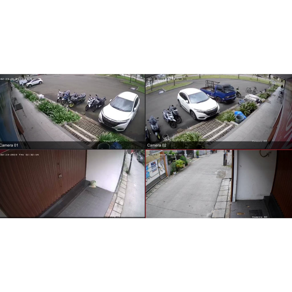 PAKET CCTV DALCOM 8 CHANNEL 6 CAMERA 2K 1080P KAMERA