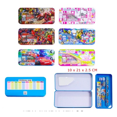 

TEMPAT PENSIL KALENG/ KOTAK PENSIL SET / TEMPAT PENSIL CC32/ TEMPAT PENSIL KARAKTER CHOCHO88