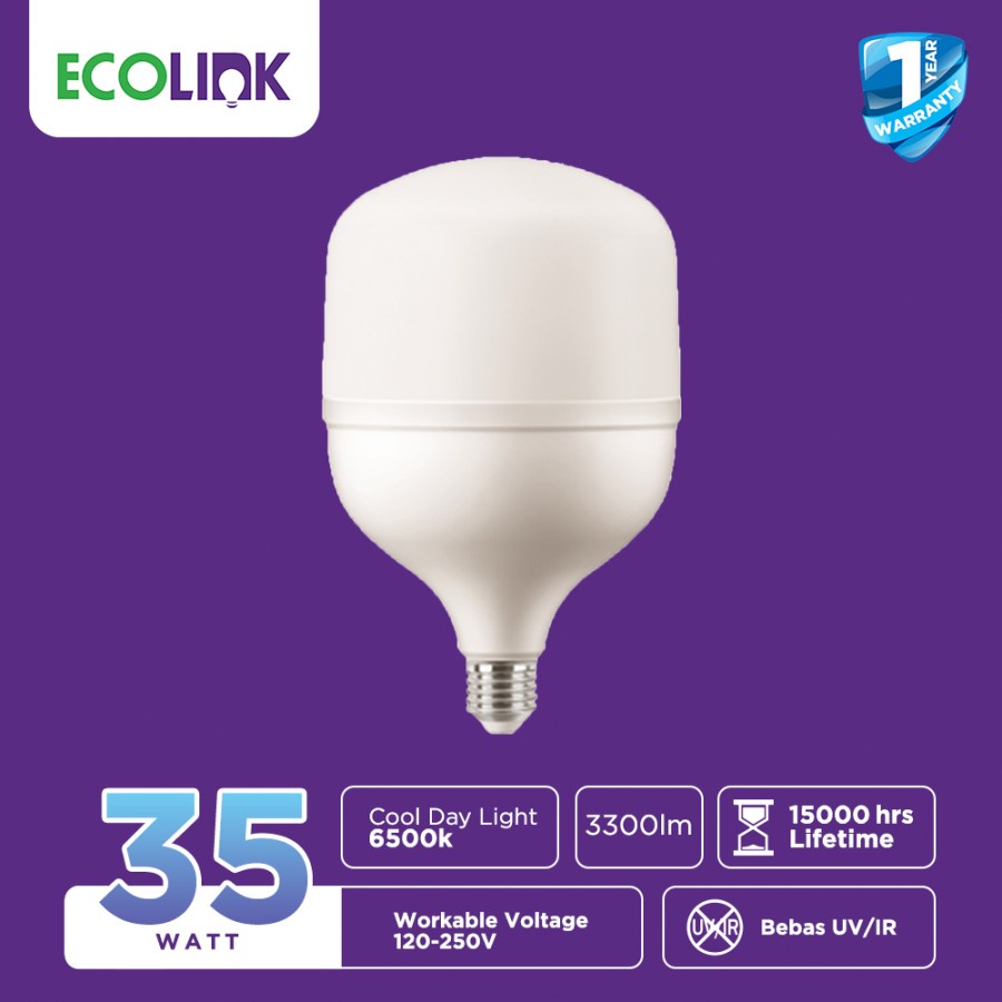 Ecolink LED Bulb Capsule 35W E27 - Cool Day Light