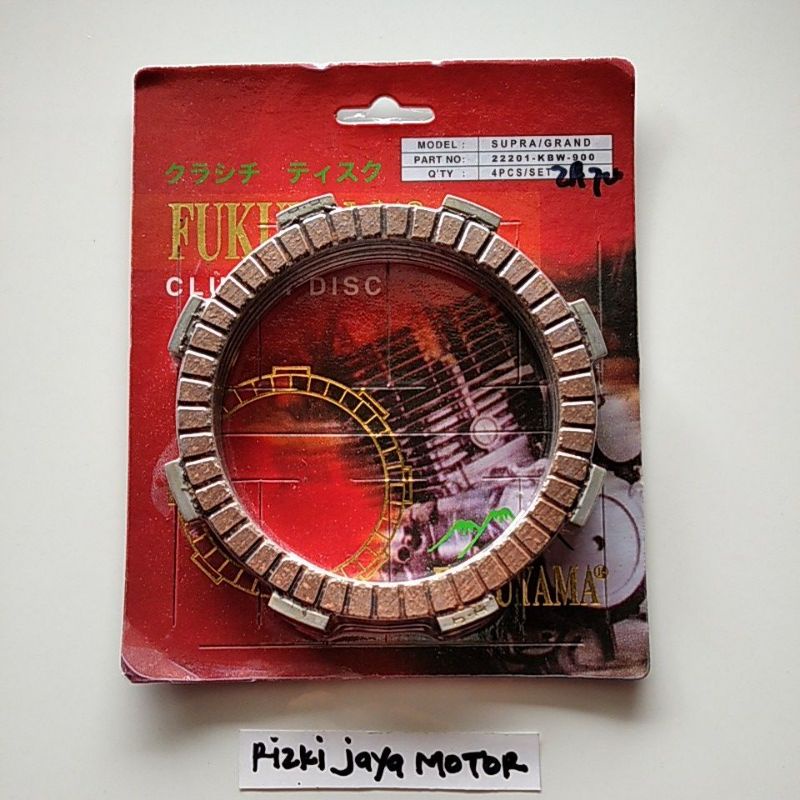 Kampas kopling supra gran legenda supra fit new prima 22201-KBW-900 ori FUKUYAMA