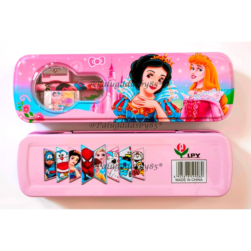 

Kotak Pensil Kaleng Set LPY-99-8 (1 Biji) 2 Susun 20,6 x 6.5 x 2.6 cm / Pencil Case Kaleng / Tempat Pensil Kaleng / Alat Tulis Kaleng Set