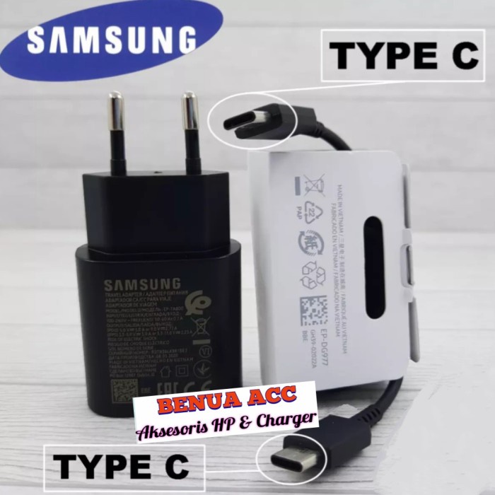 Charger Charger Samsung A53 A73 A33 5G Super Fast Charging 25W Type C Original