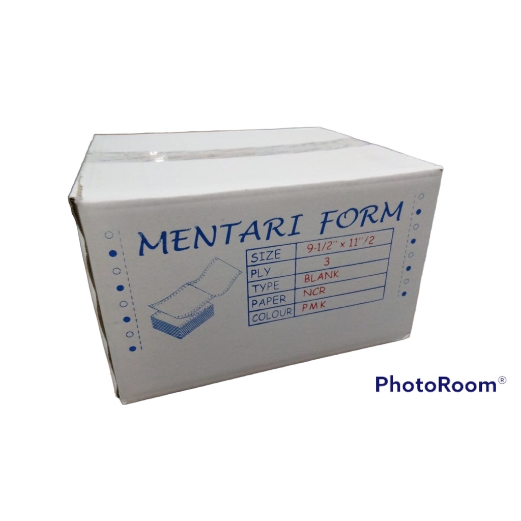 

Promo Kertas Continuous / Continous Form 3 Ply bagi 2, 3 Rangkap bagi 2 NCR Putih Merah Kuning 9