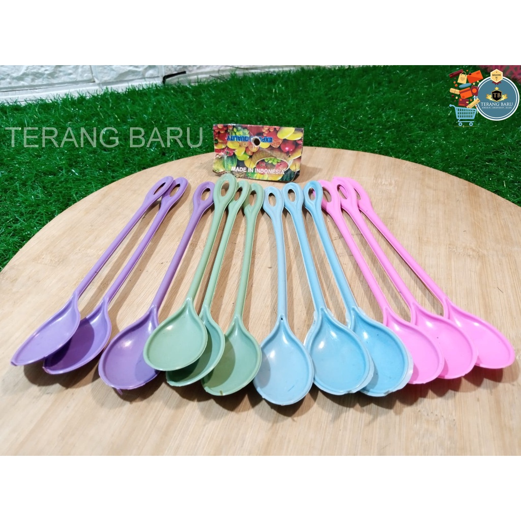 SENDOK ES | SENDOK ES PLASTIK | SENDOK  TEH PANJANG