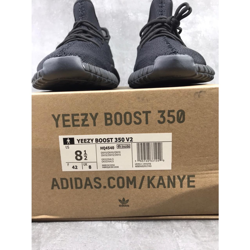 adidas Yeezy Boost 350 V2 Onyx - HQ4540, 100% Real Pic.