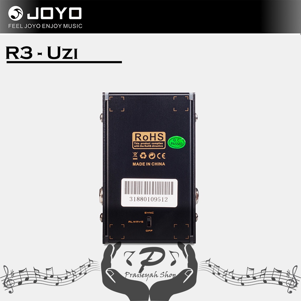 Joyo R03 Uzi Pedal Efek Gitar Distortion Original R-03