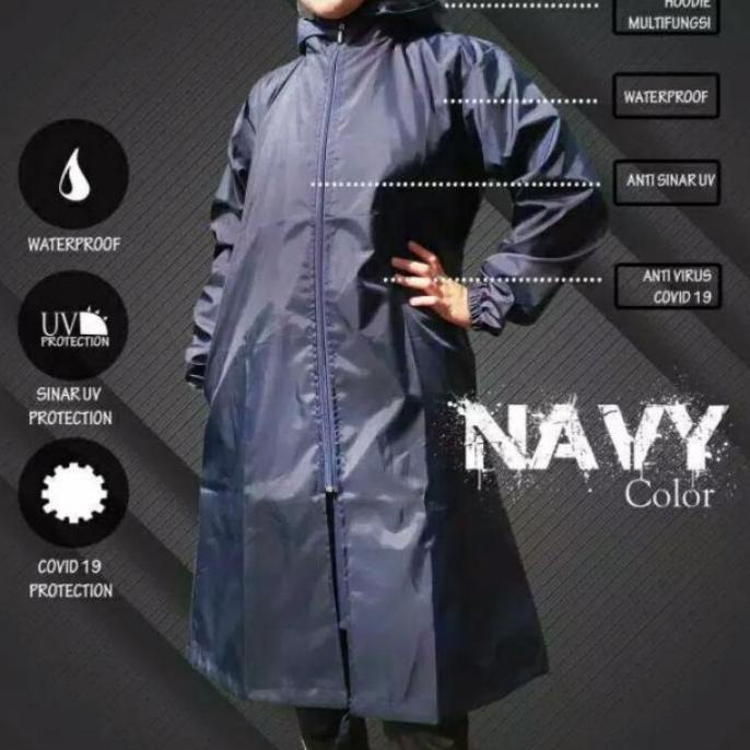 DISKON APD waterproof Jaket Parasut Resleting baju apd gown non medis hodieu MURAH