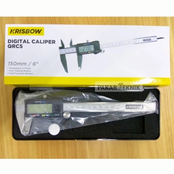 Krisbow Digital Caliper /Jangka Sorong/Sigmat 150mm/6" QRC5 kw0600351
