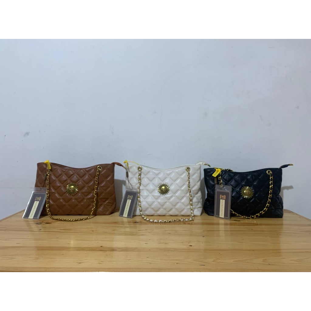 BJ62102 - BEIGE/BLACK/BROWN - TAS TOTEBAG SHOULDERBAG SLEMPANG WANITA TALI RANTAI FASHION KOREA CHINA IMPORT MODIS ELEGAN TERMURAH TERLARIS TERBARU BAGSTORE JAKARTA TAS BATAM ZC2102