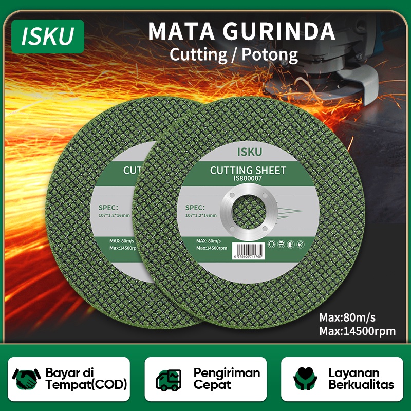 Jual Isku Mata Gurinda Batu Gerinda Potong Besi Cutting Wheel Inch